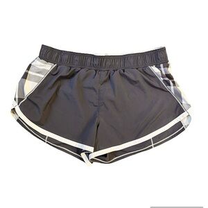 Lululemon Lined Track Style Shorts - Grey with Plaid - Size 12